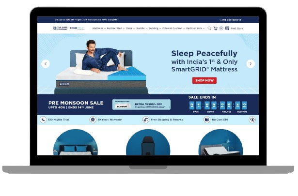 The Sleep Company Responsive Desiging 1